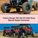 Polaris Ranger 500 4X4 EFI 2005 Shop Manual Repair