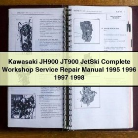 Kawasaki JH900 JT900 JetSki Complete Workshop Service Repair Manual 1995 1996 1997 1998