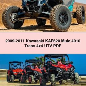 2009-2011 Kawasaki KAF620 Mule 4010 Trans 4x4 UTV