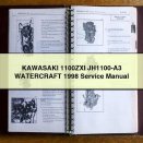 KAWASAKI 1100ZXI JH1100-A3 WATERCRAFT 1998 Service Repair Manual