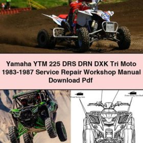 Yamaha YTM 225 DRS DRN DXK Tri Moto 1983-1987 Service Repair Workshop Manual Pdf