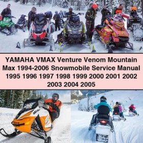 Yamaha VMAX Venture Venom Mountain Max Snowmobile Service Repair Manual 1994-2006