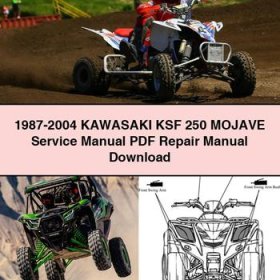 1987-2004 KAWASAKI KSF 250 MOJAVE Service Manual Repair Manual
