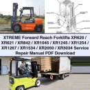 Xtreme Forward Reach Forklifts XR620 XR621 XR842 XR1045 XR1245 XR1254 XR1267 XR1534 XR2050 XR3034 Service Repair Manual PDF