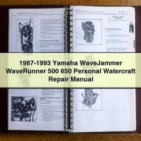 1987-1993 Yamaha WaveJammer WaveRunner 500 650 Personal Watercraft Repair Manual