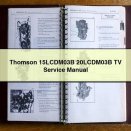 Thomson 15LCDM03B 20LCDM03B TV Service Repair Manual