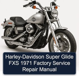 Harley-Davidson Super Glide FXS 1971 Factory Service Repair Manual