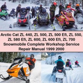 Arctic Cat ZL 440 500 500 Efi 550 580 Efi 600 600 Efi 700 Snowmobile Complete Workshop Service Repair Manual 1999-2000