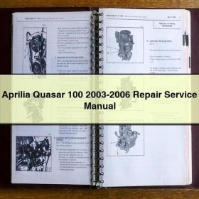 Aprilia Quasar 100 2003-2006 Service Repair Manual