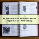 RICOH Aficio 1022 Aficio 1027 Service Repair Manual + Parts Catalog PDF Download
