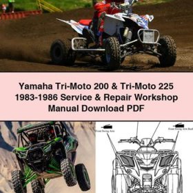 Yamaha Tri-Moto 200 & Tri-Moto 225 1983-1986 Service & Repair Workshop Manual Download PDF