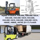 Hyster H1050EH H36.00E H40.00E H44.00E H48.00E H800E H880E H970E (D117) Forklift Trucks Service Manual