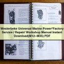 Westerbeke Universal Marine Power Factory Service/Repair/ Workshop Manual (M12--M35)