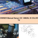 Owner Manual Sanyo CE 14M2SL B Color TV