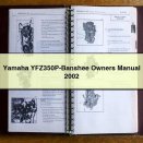 Yamaha YFZ350P-Banshee Owners Manual 2002