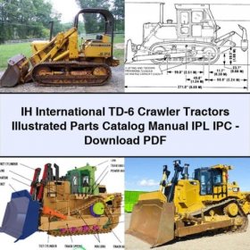 IH International TD-6 Crawler Tractors Illustrated Parts Catalog Manual IPL IPC - Download PDF