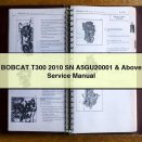 BOBCAT T300 2010 SN A5GU20001 & Above Service Repair Manual