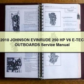 2010 JOHNSON EVINRUDE 250 HP V6 E-TEC OUTBOARDS Service Repair Manual