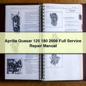 Aprilia Quasar 125 180 2006 Full Service Repair Manual
