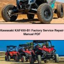 Kawasaki KAF450-B1 Factory Service Repair Manual