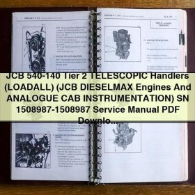 JCB 540-140 Tier 2 TELESCOPIC Handlers Service Repair Manual