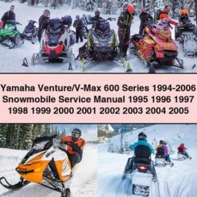 Yamaha Venture/V-Max 600 Series 1994-2006 Snowmobile Service Manual PDF