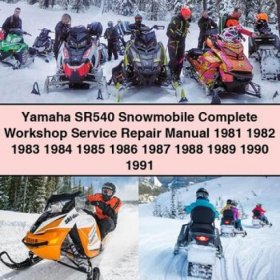 Yamaha SR540 Snowmobile Service Repair Manual 1981-1991 PDF