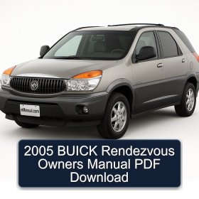 2005 BUICK Rendezvous Owners Manual PDF Download