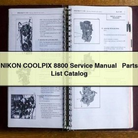 NIKON COOLPIX 8800 Service Repair Manual + Parts List Catalog
