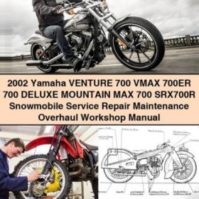 2002 Yamaha Venture 700 VMAX 700ER 700 DELUXE Mountain Max 700 SRX700R Snowmobile Service Repair Manual