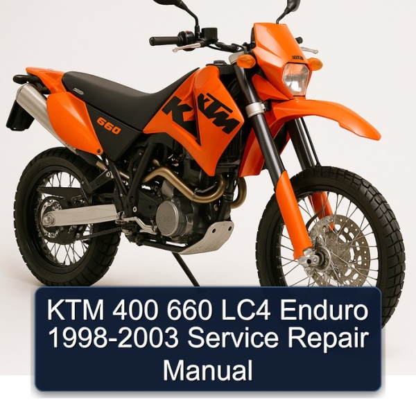 KTM 400 660 LC4 Enduro 1998-2003 Service Repair Manual