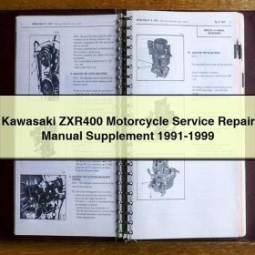 Kawasaki ZXR400 Motorcycle Service Repair Manual Supplement 1991-1999