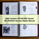 2009 Yamaha VSTAR 650 Classic SILVERADO Service Repair Manual
