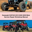 Kawasaki KAF540 2010 2020 2030 Mule Service Repair Workshop Manual PDF Download
