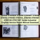 Yanmar Industrial Engines Service Repair Manual