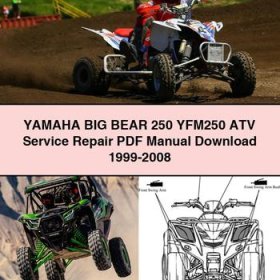 Yamaha BIG BEAR 250 YFM250 ATV Service Repair Manual 1999-2008