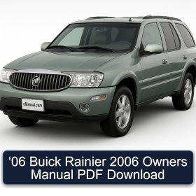 ‘06 Buick Rainier 2006 Owners Manual PDF Download