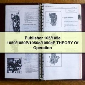 Publisher 105/105e 1050/1050P/1050e/1050eP THEORY Of Operation