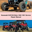 Kawasaki KAF450 Mule 1000 1991 Service Repair Manual