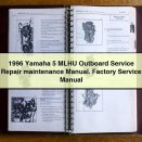 1996 Yamaha 5 MLHU Outboard Service Repair maintenance Manual. Factory Service Manual