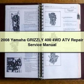 2008 Yamaha GRIZZLY 400 4WD ATV Repair Service Manual