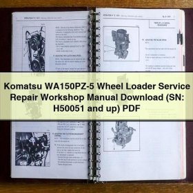 Komatsu WA150PZ-5 Wheel Loader Service Repair Workshop Manual (SN: H50051 and up)