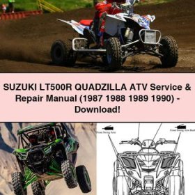 Suzuki LT500R QUADZILLA ATV Service & Repair Manual (1987 1988 1989 1990)-PDF