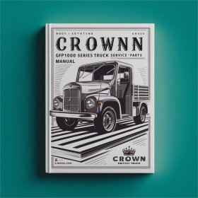 Bedienungs- und Ersatzteilhandbuch für Crown GPW1000 Hubwagen