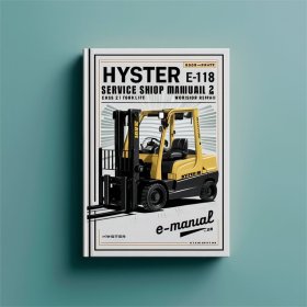 Hyster E118 (R30FFAFF) Werkstatt-Handbuch Klasse 2 Gabelstapler