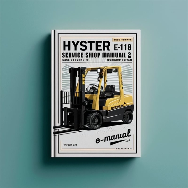 Hyster E118 (R30FFAFF) Werkstatt-Handbuch Klasse 2 Gabelstapler