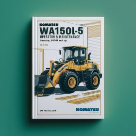 Komatsu WA150L-5 Wheel Loader Operation & Maintenance Manual (S/N: 65001 and up)