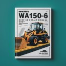 Komatsu WA150-6 Wheel Loader Service Shop Repair Manual
