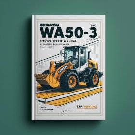 Komatsu WA50-3 Wheel Loader Service Repair Manual + Operation & Maintenance Manual