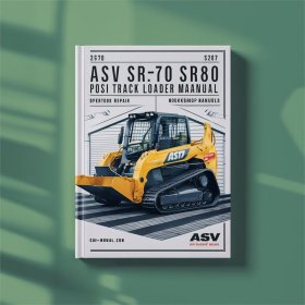 ASV SR70 SR80 Posi Track Loader Manual Set Operators Repair Service Parts WorkShop Manuals PDF Download